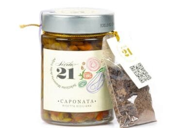 Caponata con cioccolato di Modica